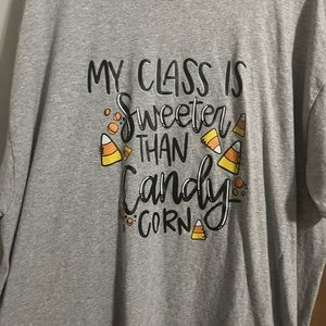 My class is sweeter than candy corn tee 2X